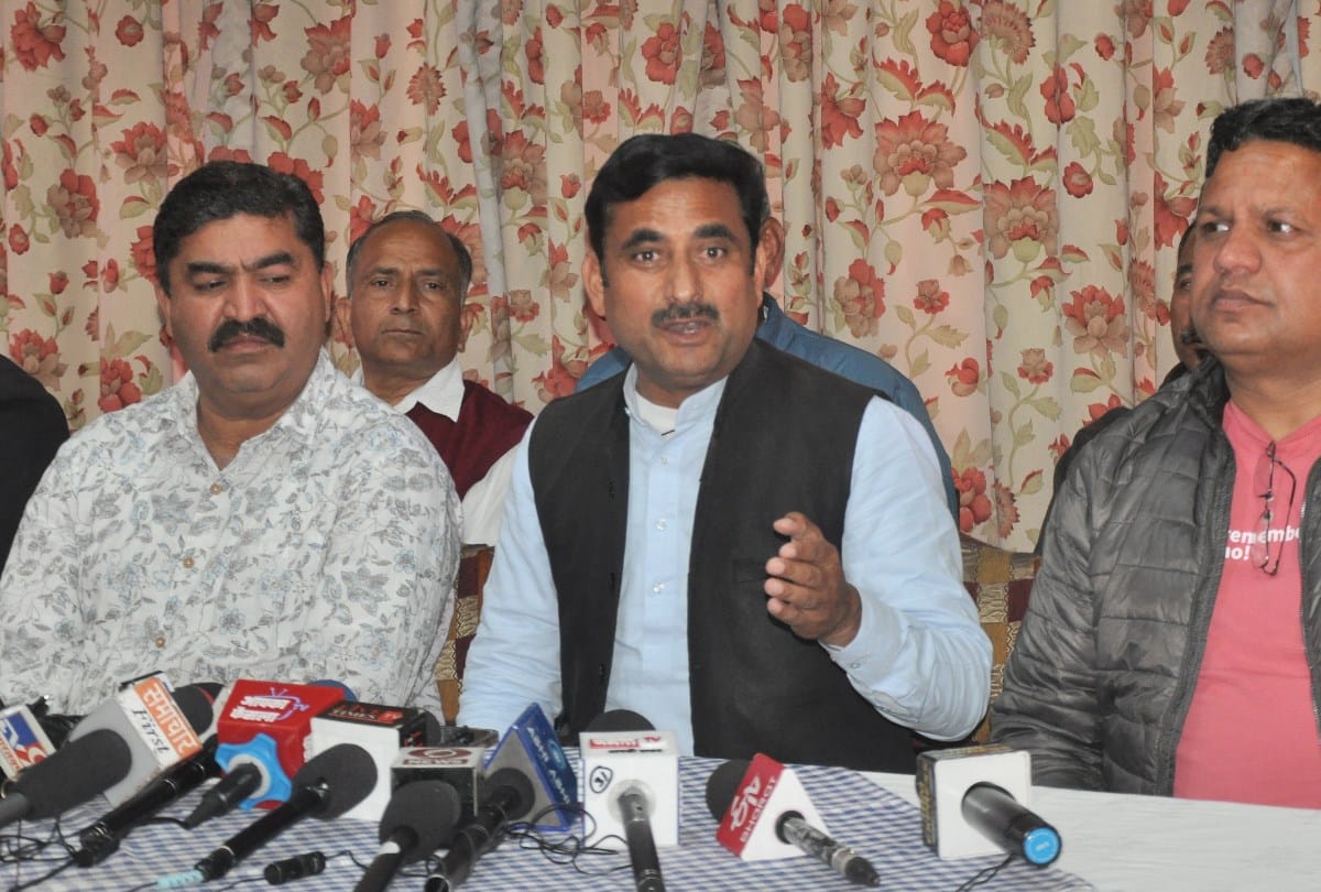 BJP zila mahamantri ranvir singh nikka statement in dharamshala
