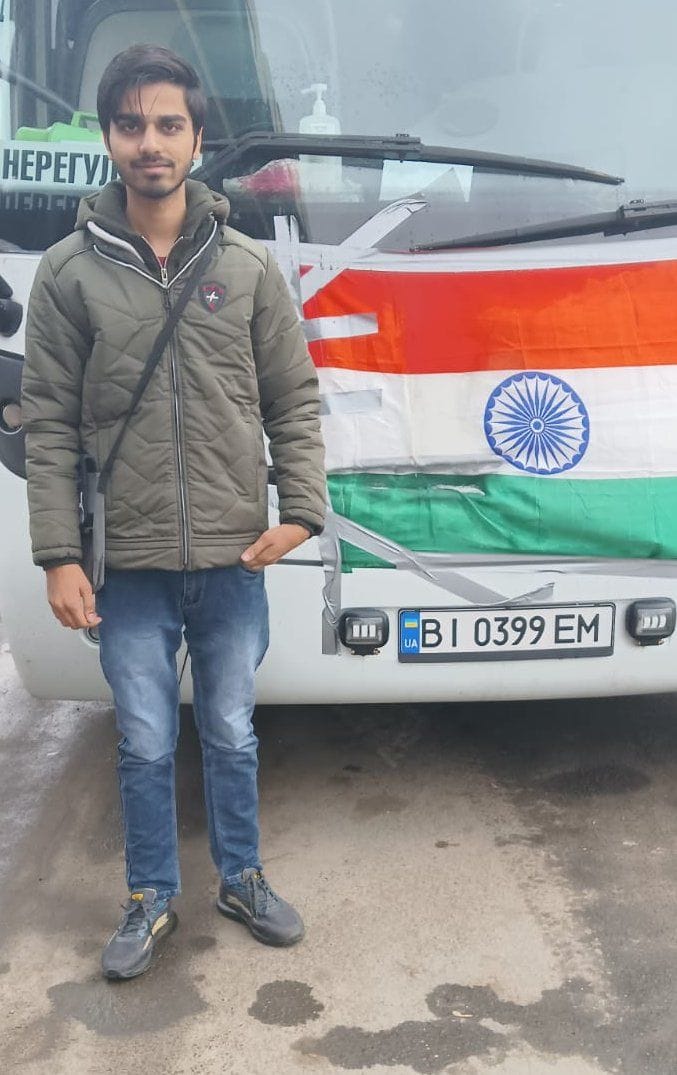 Himanshu trapped in Ukraine near Hungary border