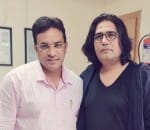 गीतकार एएम तुराज के साथ डॉ. शबाब