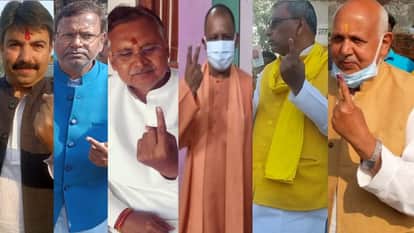all Big leader voted in UP Election 2022