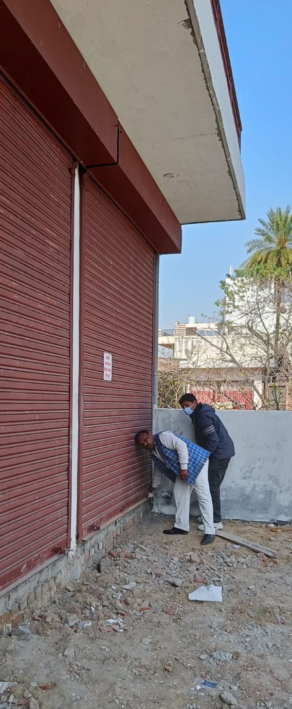 Development Authority sealed illegal constructions at five places