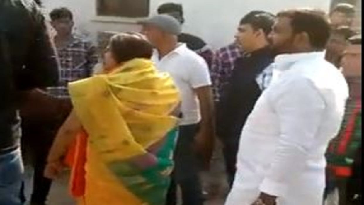 Threatening video of female candidate ballia goes viral