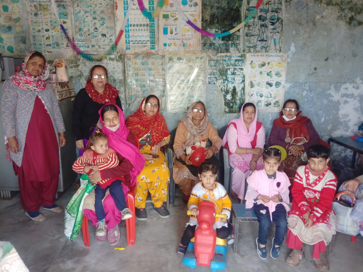 1364 aanganbadi kender re open after  two years in una district of himachal