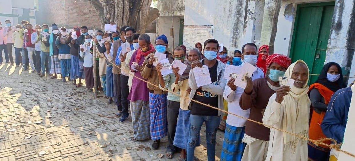 Voters' enthusiasm increased with time