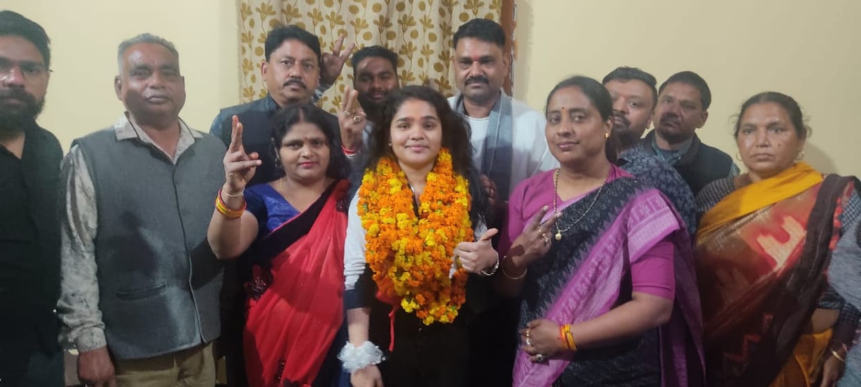 Ayushi repeatedly thanked the Government of India and the officials