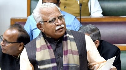 हरियाणा के मुख्यमंत्री मनोहर लाल।