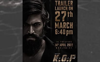 KGF Chapter 2 Trailer on March 27th actor yash sanjay dutt movie release date