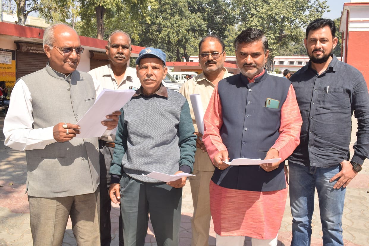 Request to get compensation for land acquired from NHAI