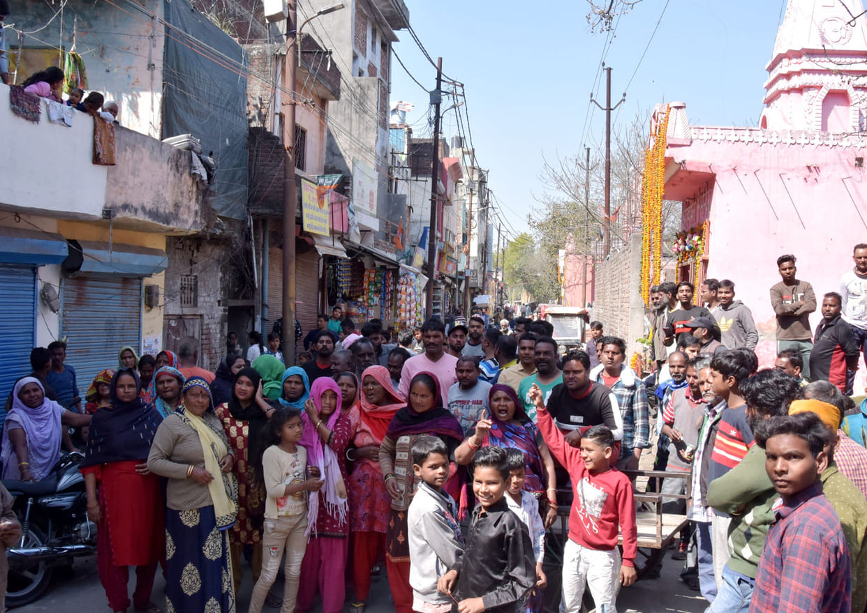 Uproar over closure of meat shop in front of temple
