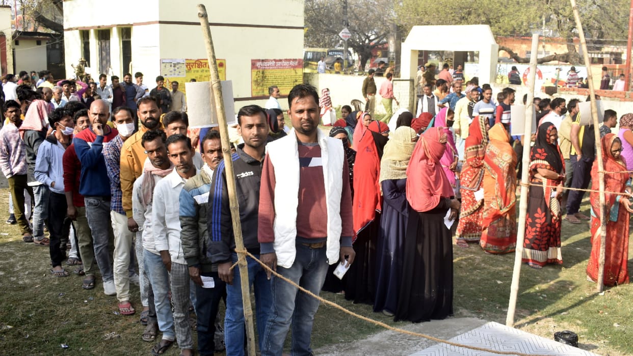 Voters appeared in support of every candidate in UP Election 2022