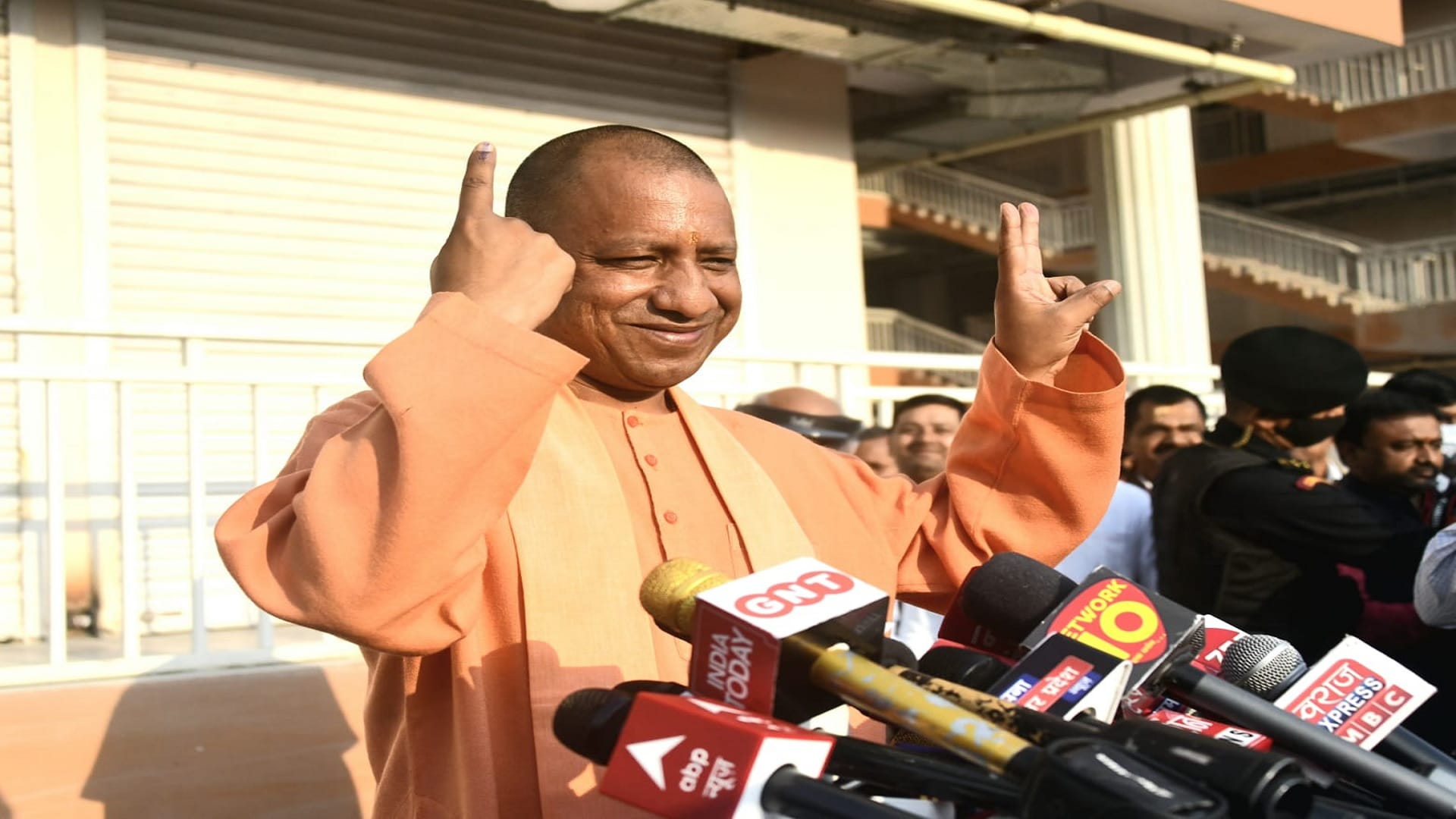 UP Chief Minister Yogi Adityanath says after casting his vote We will win over 80 percent seats