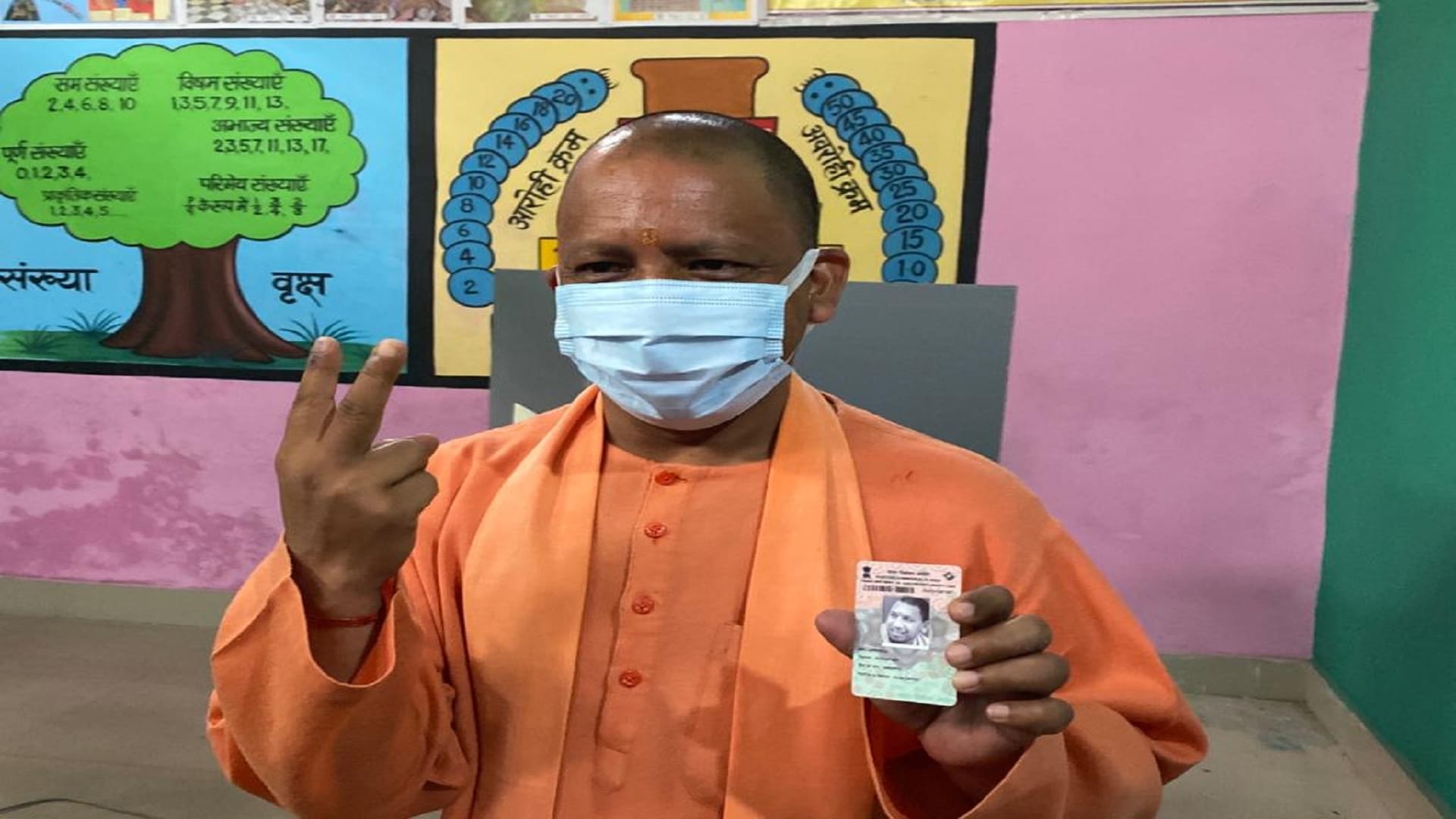 UP Chief Minister Yogi Adityanath says after casting his vote We will win over 80 percent seats