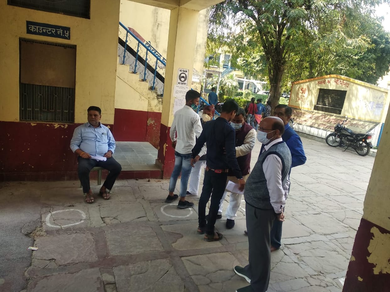 Semester examinations continued on the second day with strictness