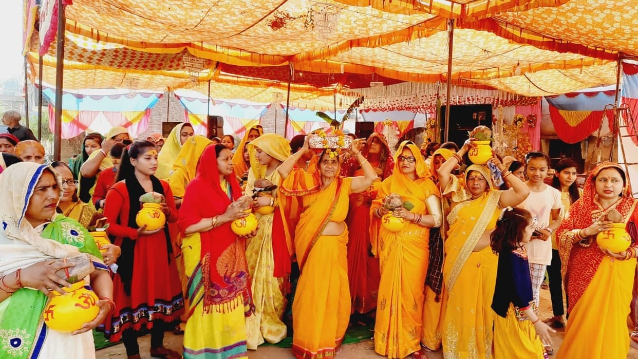 Shrimad Bhagwat story started, Kalash Yatra came out