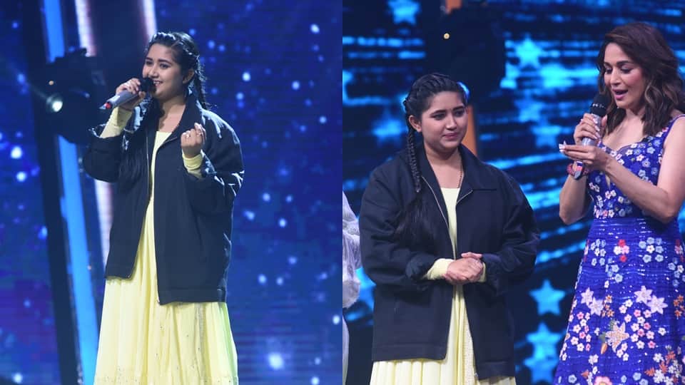 Madhuri Dixit became emotional after hearing kaahe chhed chhed mohe in indias got talent