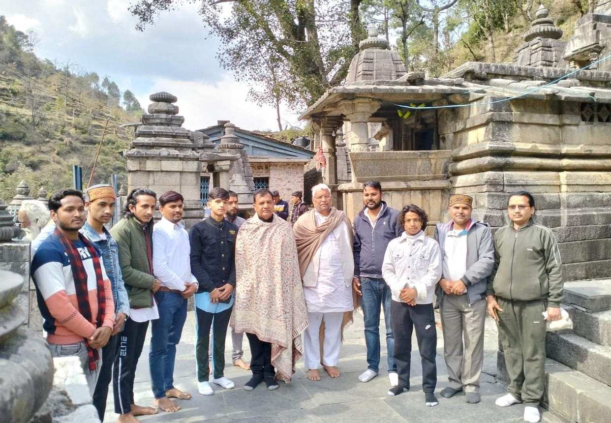 Pilgrims visited Adibadri