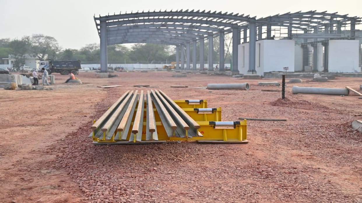 Agra Metro Depot Track laying work will start soon 