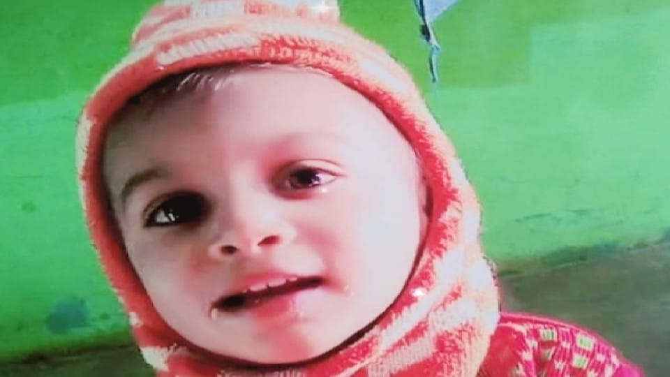 Two-year-old boy missing in mathura