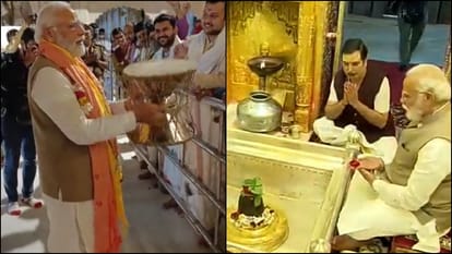 पीएम मोदी ने काशी विश्वनाथ मंदिर में की पूजा-अर्चना