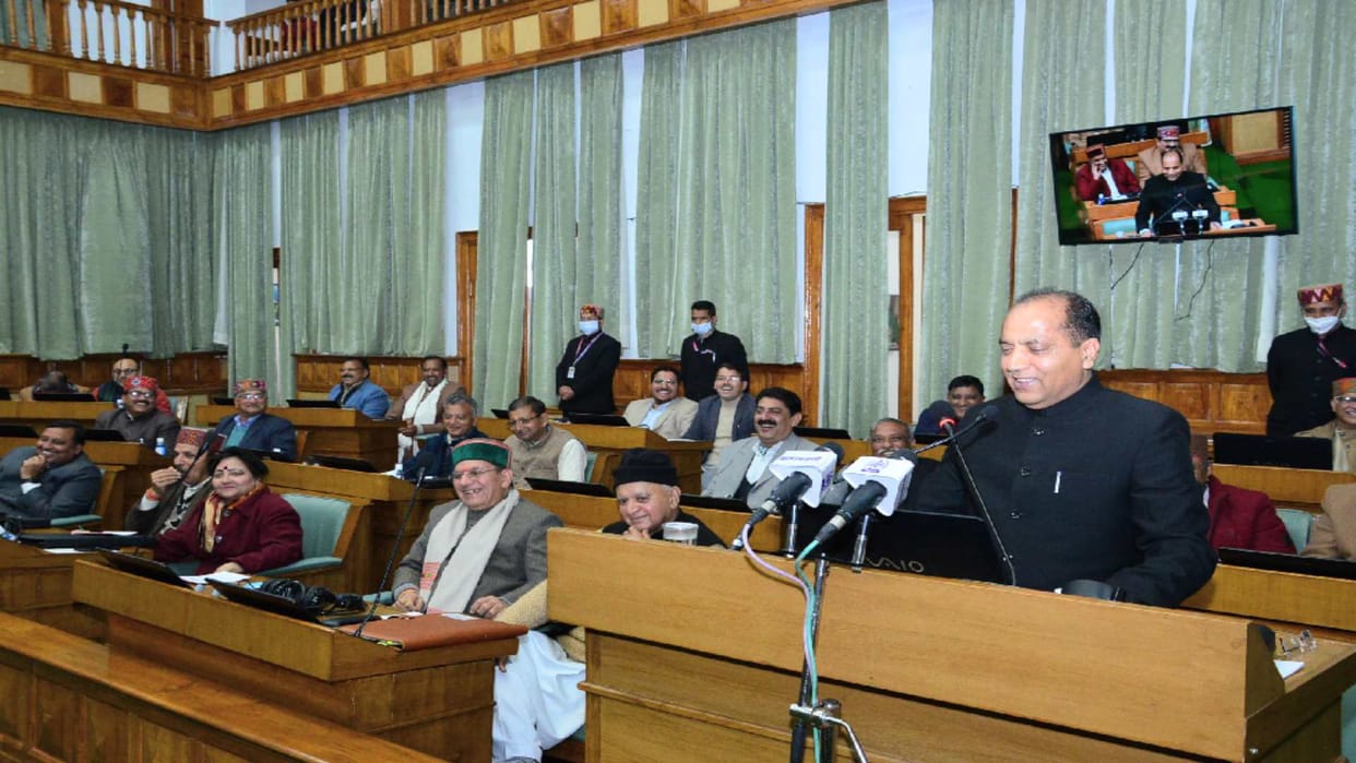 Himachal budget: CM Jairam taunts the opposition in a poetic style in the house