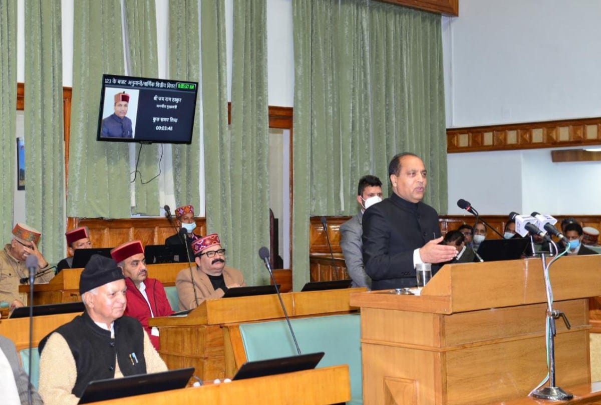 Himachal Budget Session 2022 CM Jairam Thakur 5th Budget Education Sector Budget allocation and announcements