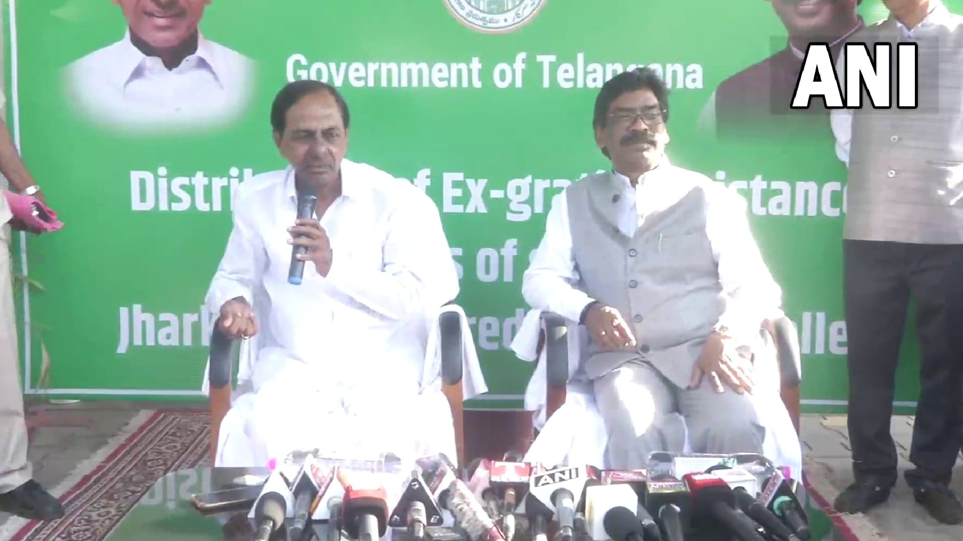 k chandrasekhar rao KCR Hemant Soren Meeting Political Photos Jharkhand Narendra Modi Mamata Banerjee Update