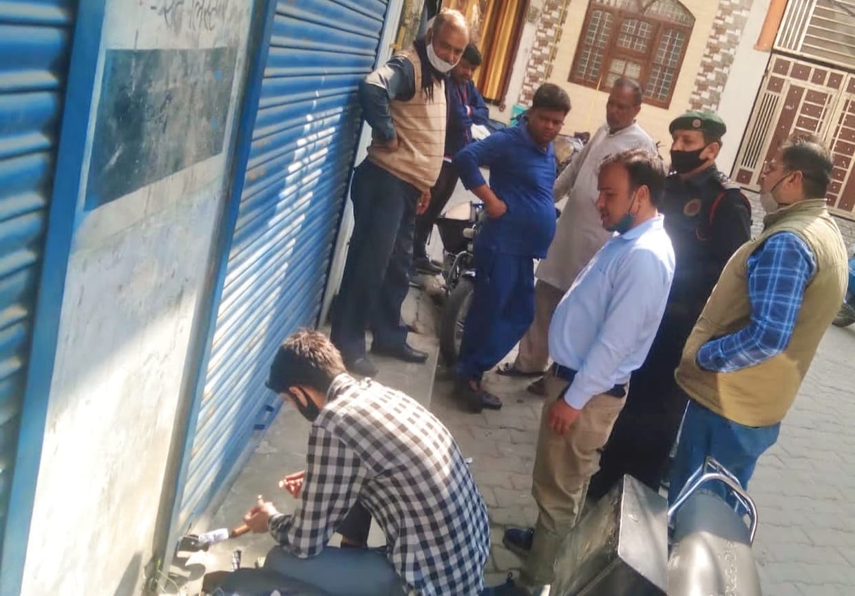Shopkeepers are encroaching, officials warned