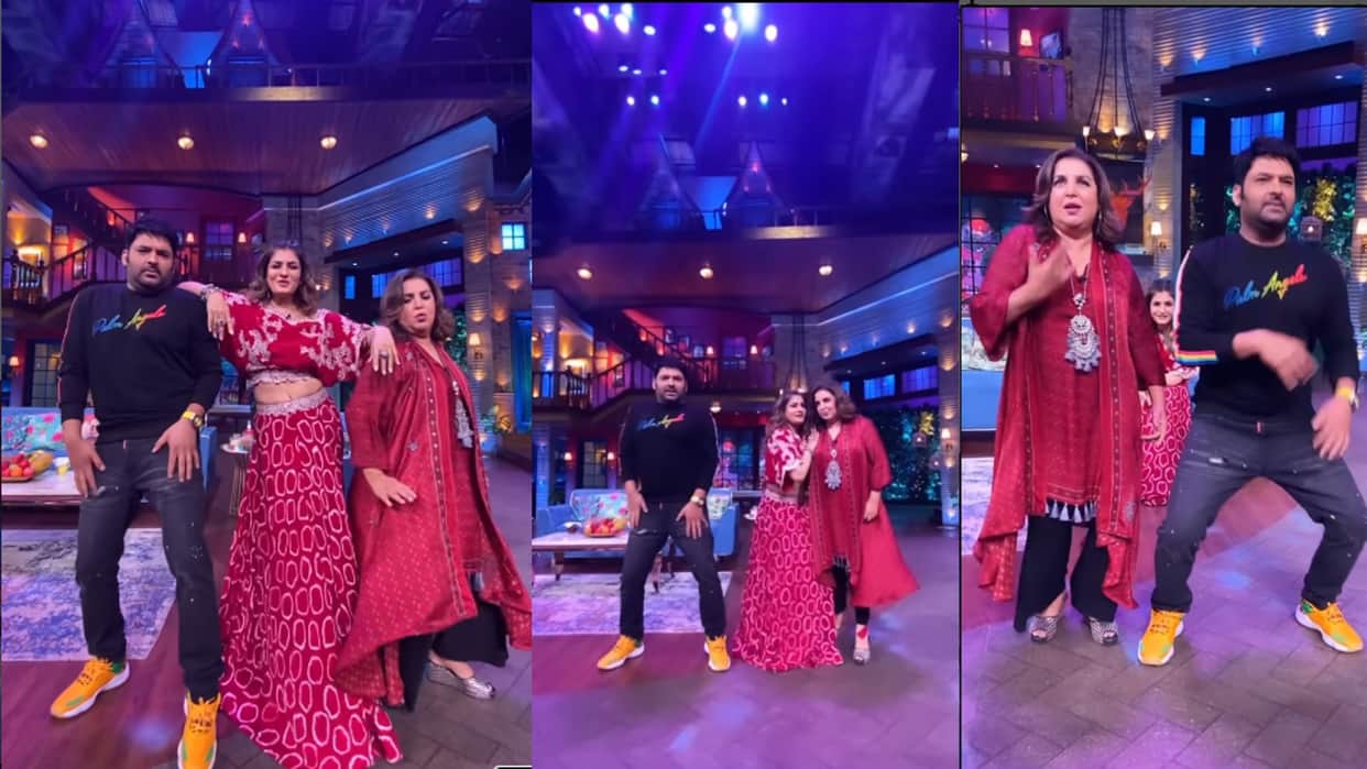 Kapil Sharma did Tip Tip Barsa pani dance with Farah Khan then what happened will make you laugh