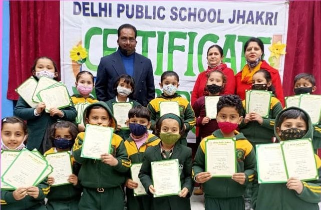 dps jhakri student awarded