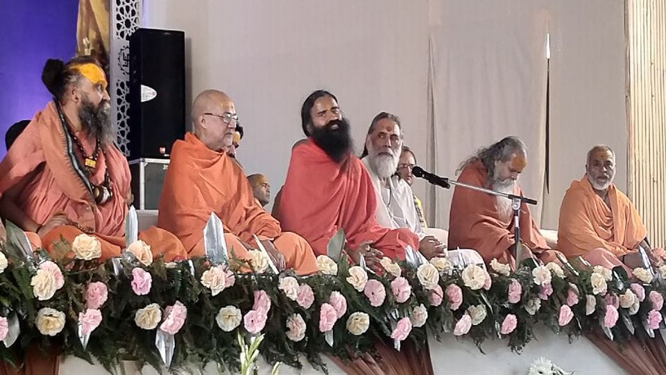 Baba Ramdev says Yoga is very important in human life on karshni gopal jayanti vrindavan
