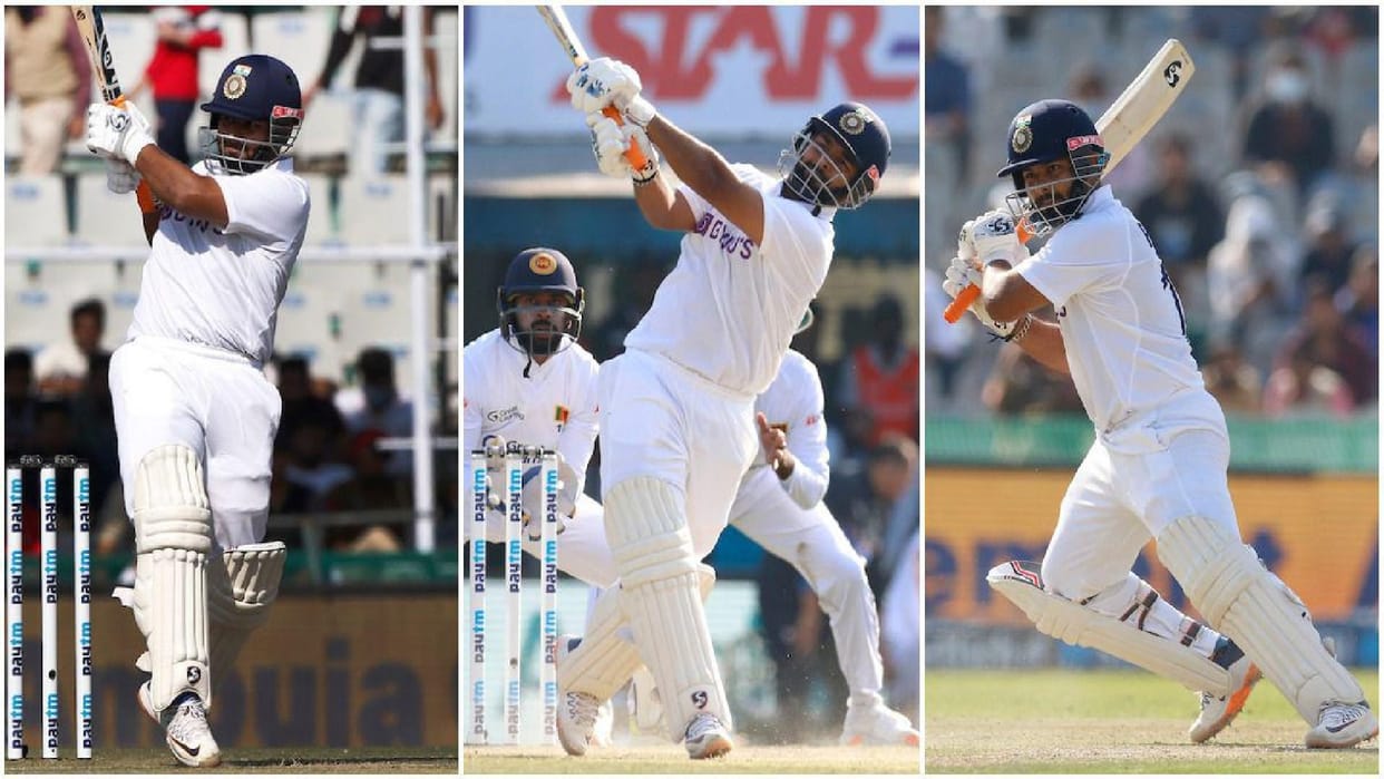 IND vs SL Rishabh Pant explosive batting against Sri Lankan bowlers hits 22 runs in a single over after scoring a half-century