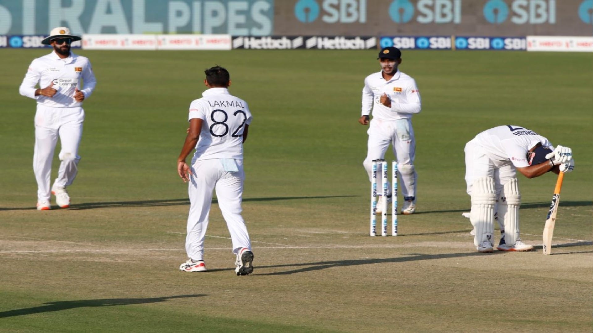 IND vs SL Rishabh Pant explosive batting against Sri Lankan bowlers hits 22 runs in a single over after scoring a half-century