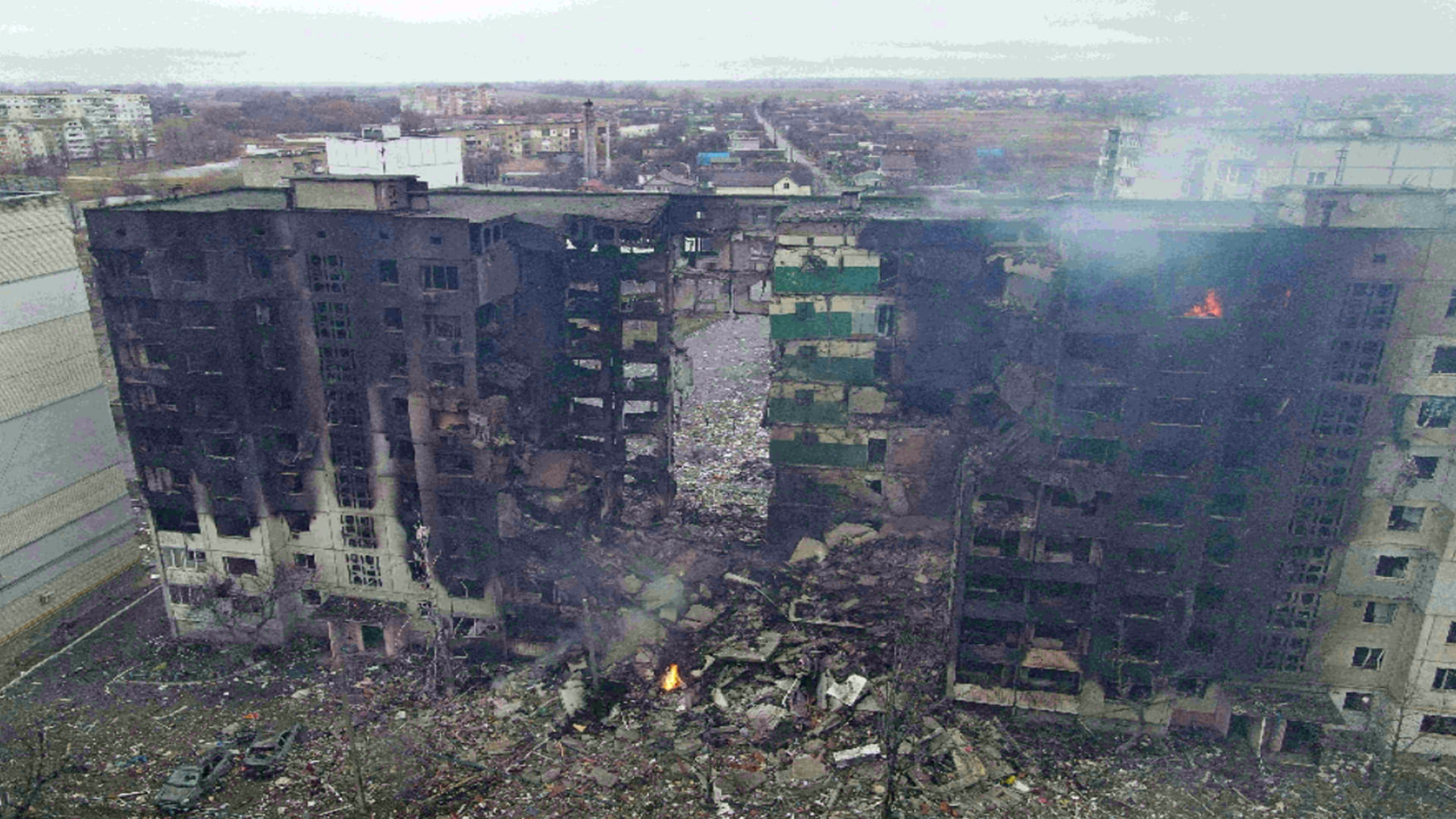 Ukraine Russia War: Heavy shelling from sky in Ukraine, wreaked havoc in many cities, See pictures Of Crisis