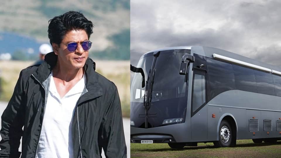 bollywood actor Shahrukh khan luxury vanity van is worth 4 crore