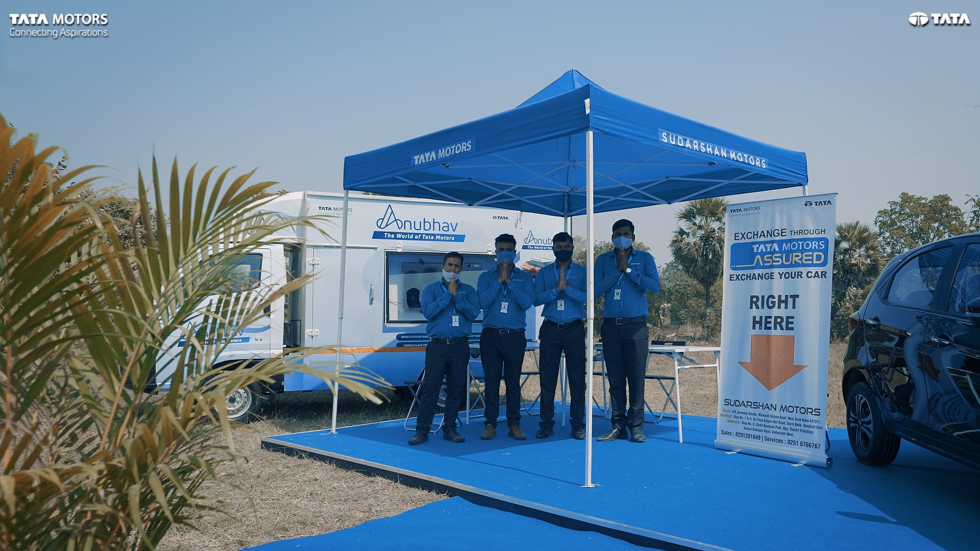Tata Motors launches mobile car showrooms for door step car buying experience in rural India passenger vehicles of tata motors rural area car sales passenger cars of tata motors