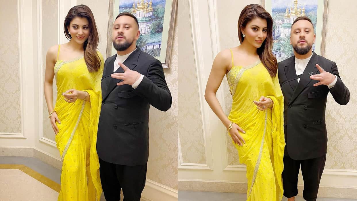 Urvashi Rautela shares pictures with Ukrainian singer Dmitriy Monatik actress said Stop war in Ukraine