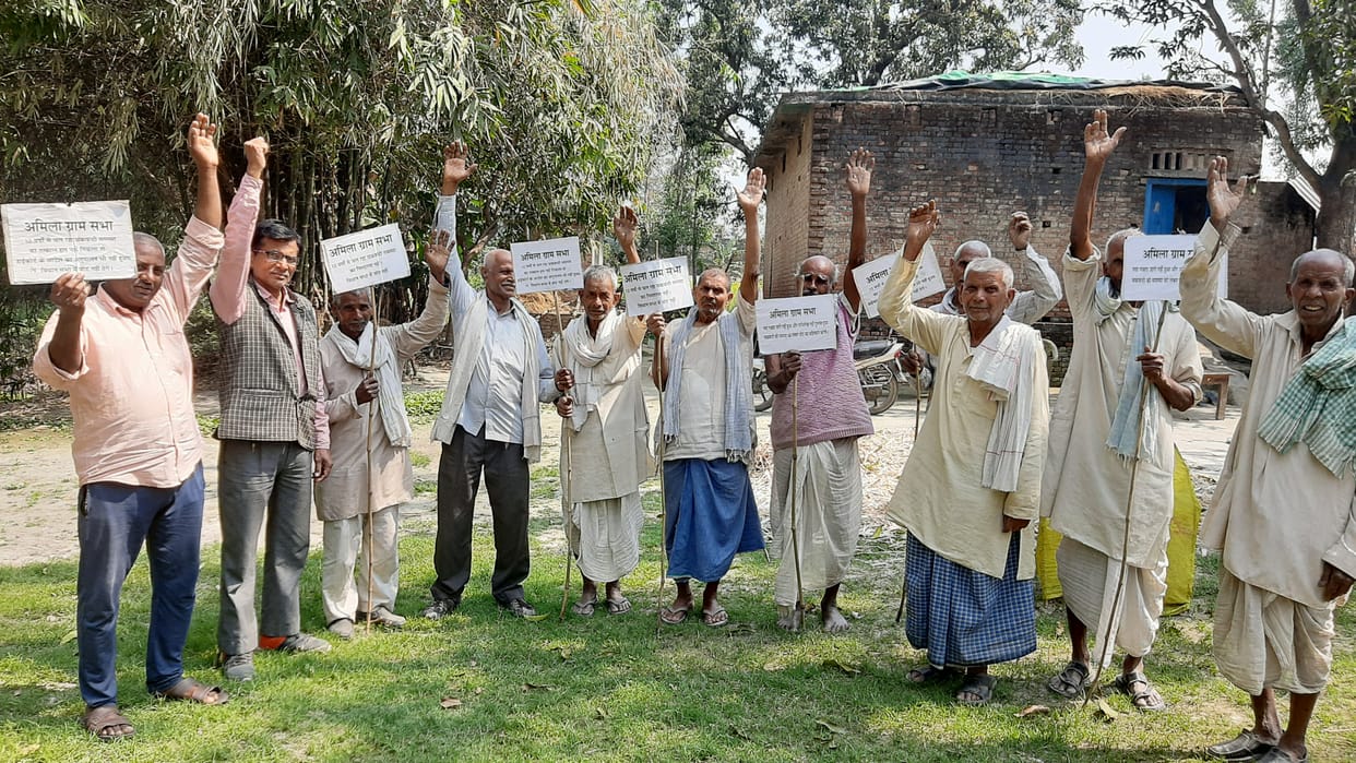 Villagers held road show to boycott voting