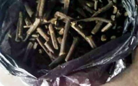 Three kilograms of charas kept hidden in the junk recovered