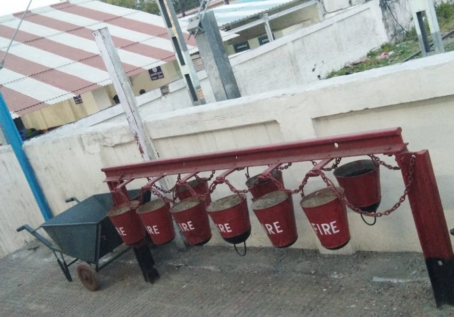 Railway officials take stock of fire safety equipment
