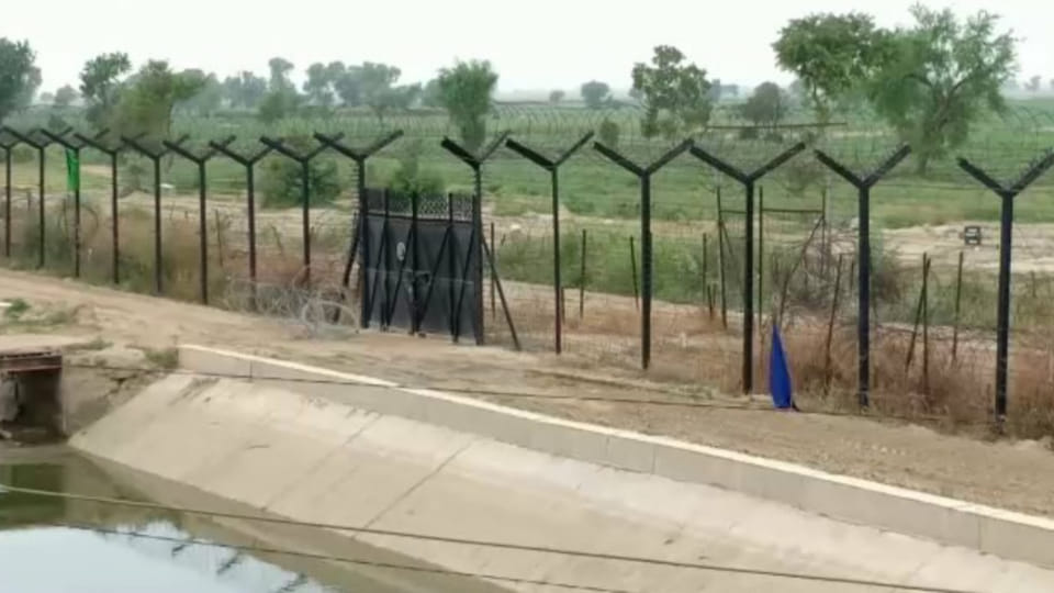 BSF Firing On A Drone Seen On The International Border In Sri Ganganagar Rajasthan
