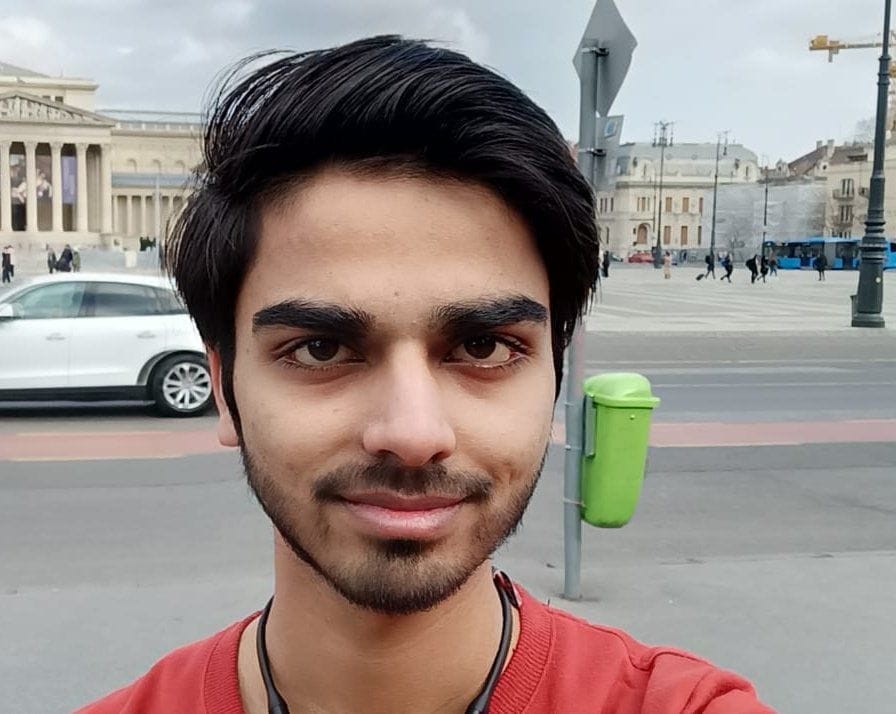 Himanshu reached near Hungary airport