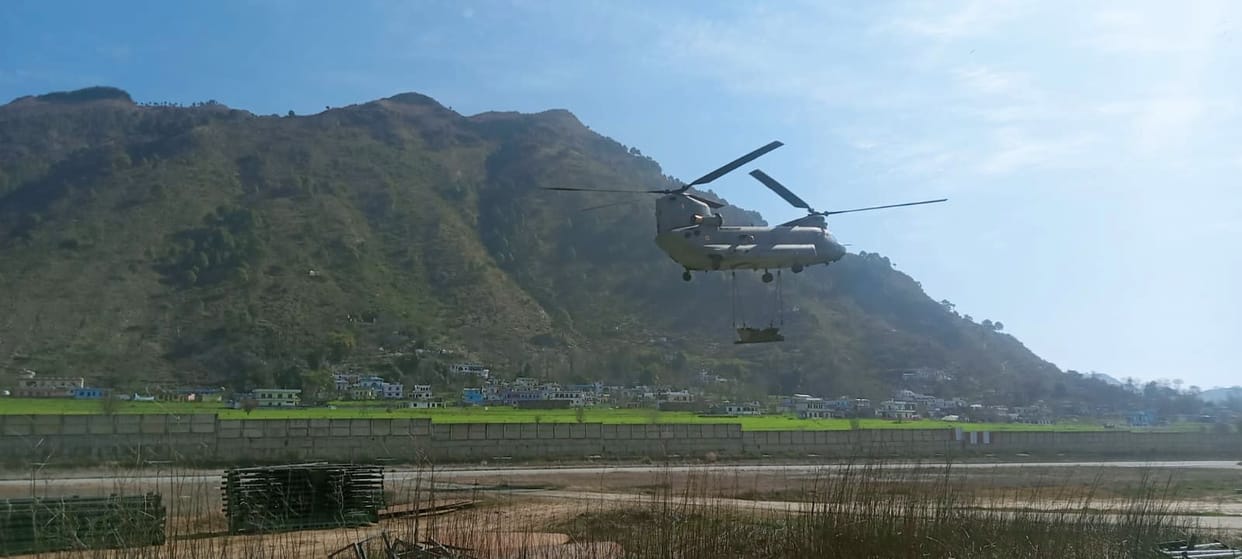 HMT Hotmix Plant sent to Gunji from Chinook