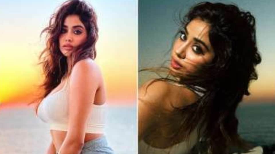 bollywood actress Janhvi Kapoor shared pictures wearing a short dress fans loved it