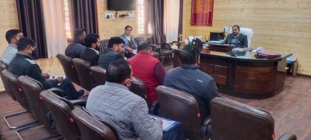 Meeting of DM in Champawat