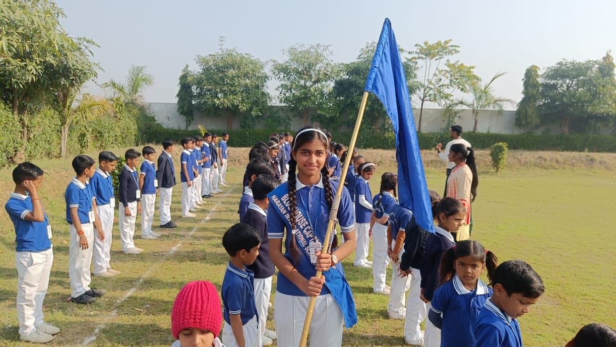Hathras: Blue house winner in junior category kabaddi and green house winner in senior category