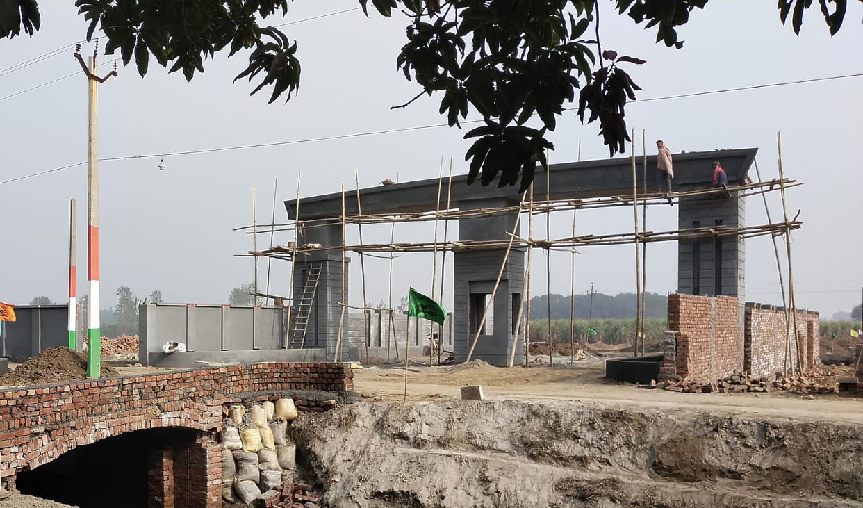 If development took place in Shamli, then the price of land increased