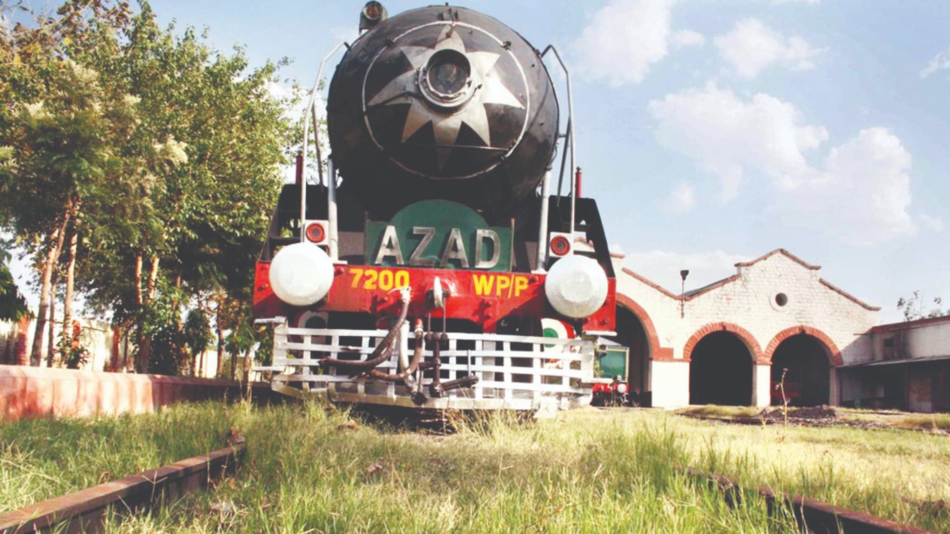 History of old steam engines located in the loco shed in Rewari, Haryana