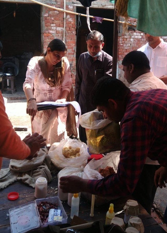Chief Minister Flying Squad, Intelligence Department and Food Security Department raided