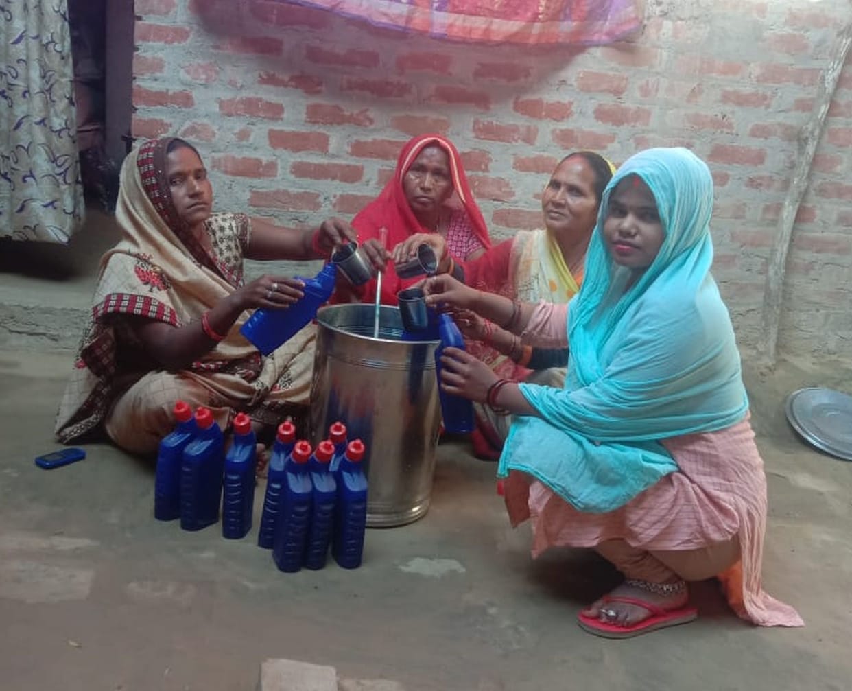 Women of the group will make toilet cleaner