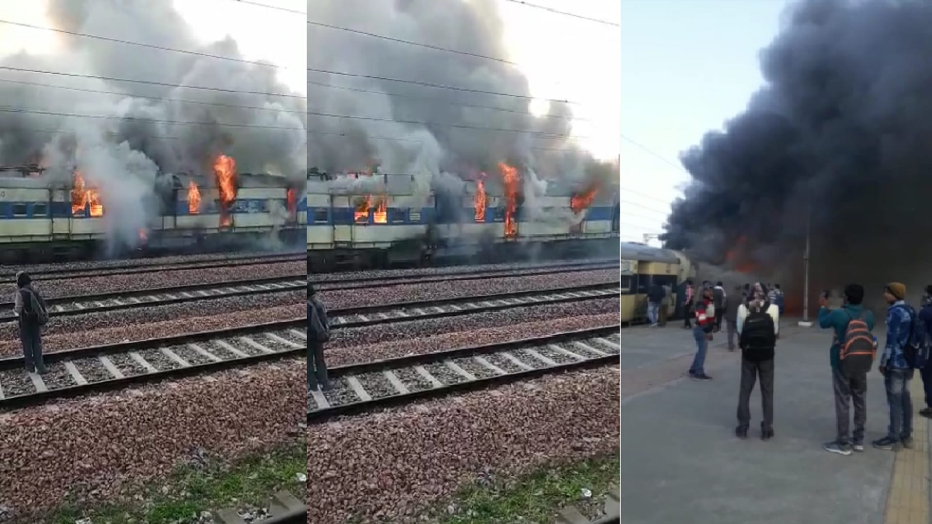 Meerut News: 250 peoples have jumped from train for safe life after fire set in Saharanpur Delhi Passenger